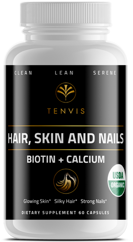 Hair Skin and Nails Biotin + Calcium