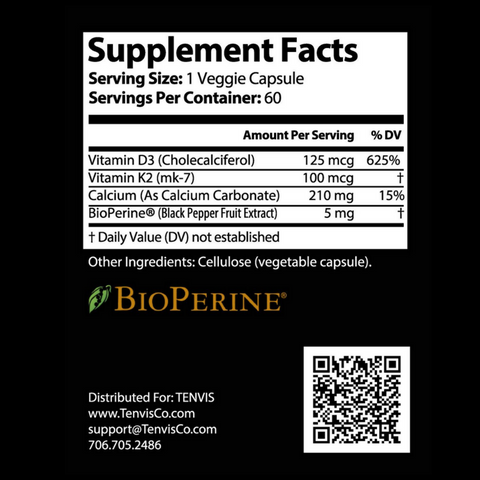 Vitamin D3 + K2