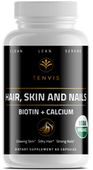 Hair Skin and Nails Biotin + Calcium