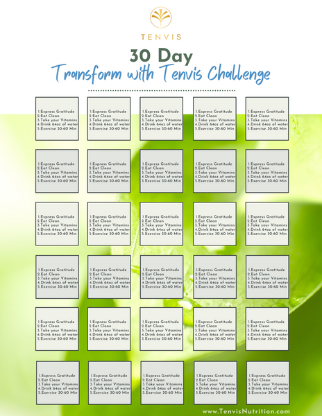 Transform With Tenvis 30 Day Challenge